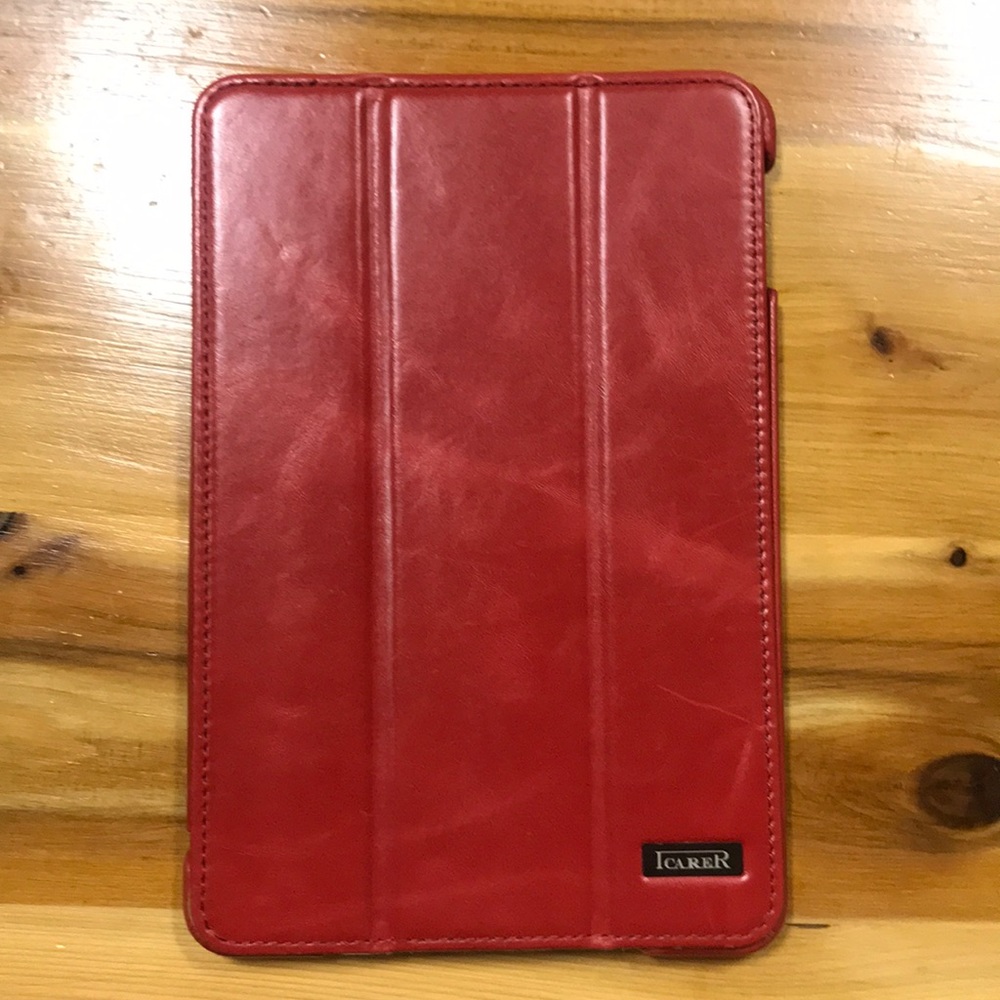 Icarer Mini Ipad 4 Genuine Leather Case Vintage